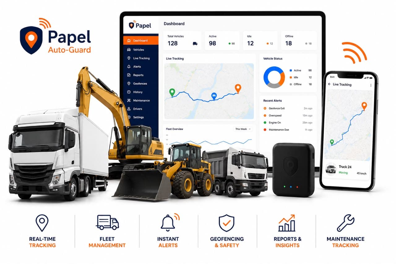 Truck & Heavy Machines Tracking